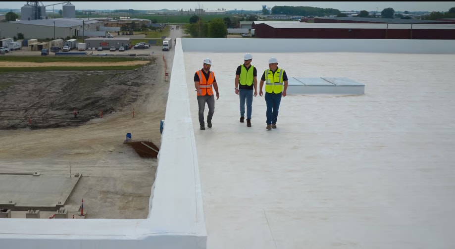 Professional Roof Inspection on a Commercial Roof